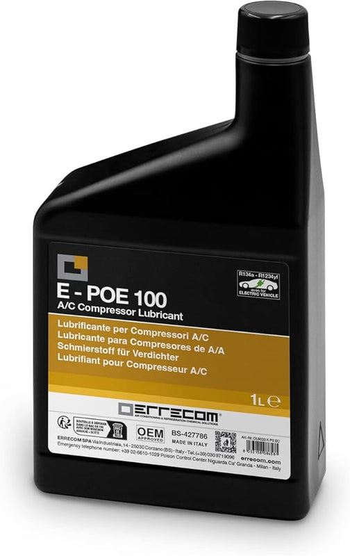ERRECOM SYNTHETIC POLYOLESTER REFRIGERETION POE 100