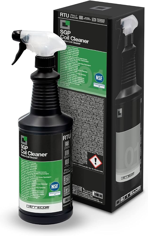 ERRECOM SGP UNIVERSAL ALKALINE COIL CLEANER - NSF CERTIFIED