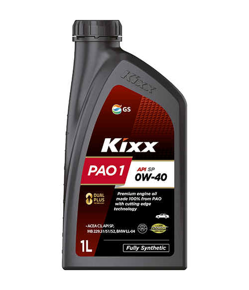 KIXX PAO 100  Fully Synthetic - 100% PAO Based Formulation 0W40
