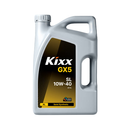 KIXX   GX5 Semi Synthetic Top Quality Gasoline & CNG/LPG Engine Oil 10W40