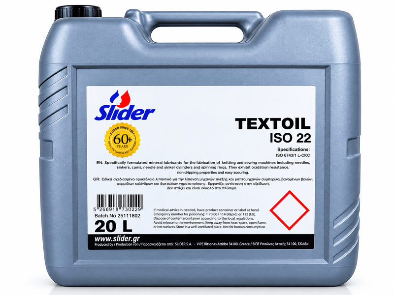 SLIDER TEXTOIL 22 OIL