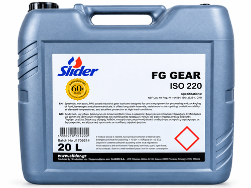 SLIDER FG GEAR ISO 68 & 220 OIL