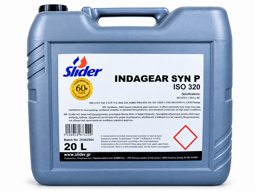 SLIDER INDAGEAR SYN P ISO 150 & 320 OIL