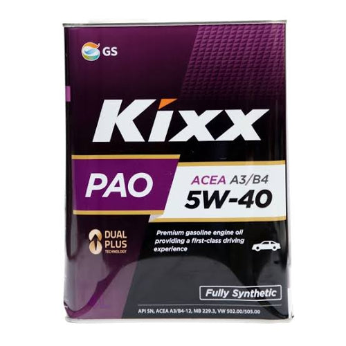 KIXX  PAO Fully Synthetic POLY ALFHA OLEFIN Applied Syntheti 5W40